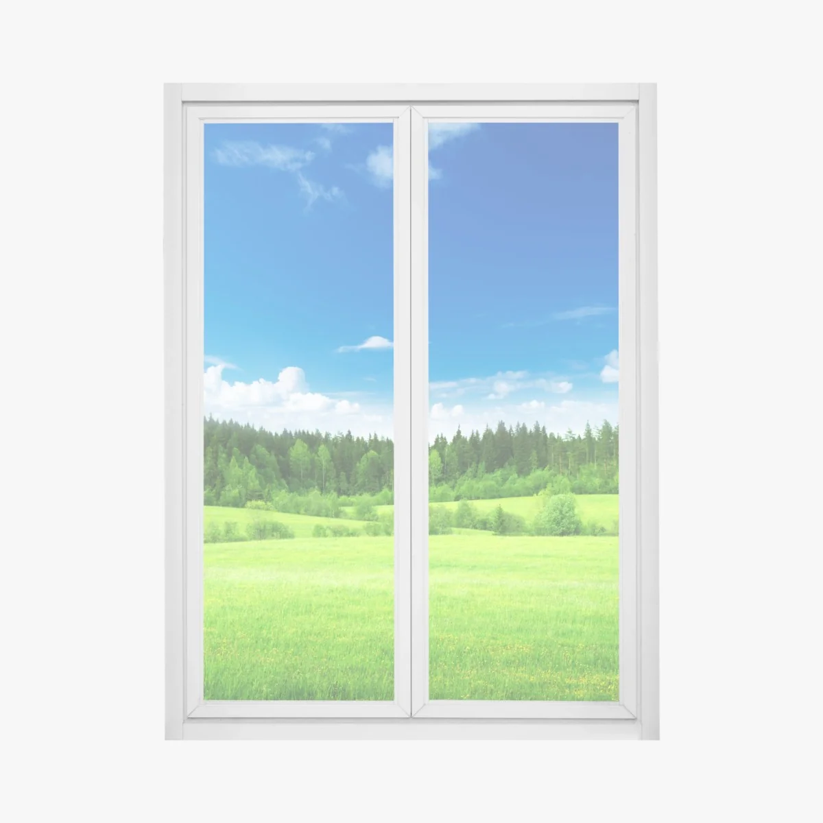Sticker pour vitres et fenêtres prairie printanière au bord de la forêt – Wallnifity® Sticker pour vitres et fenêtres prairie printanière au bord de la forêt – Wallnifity®