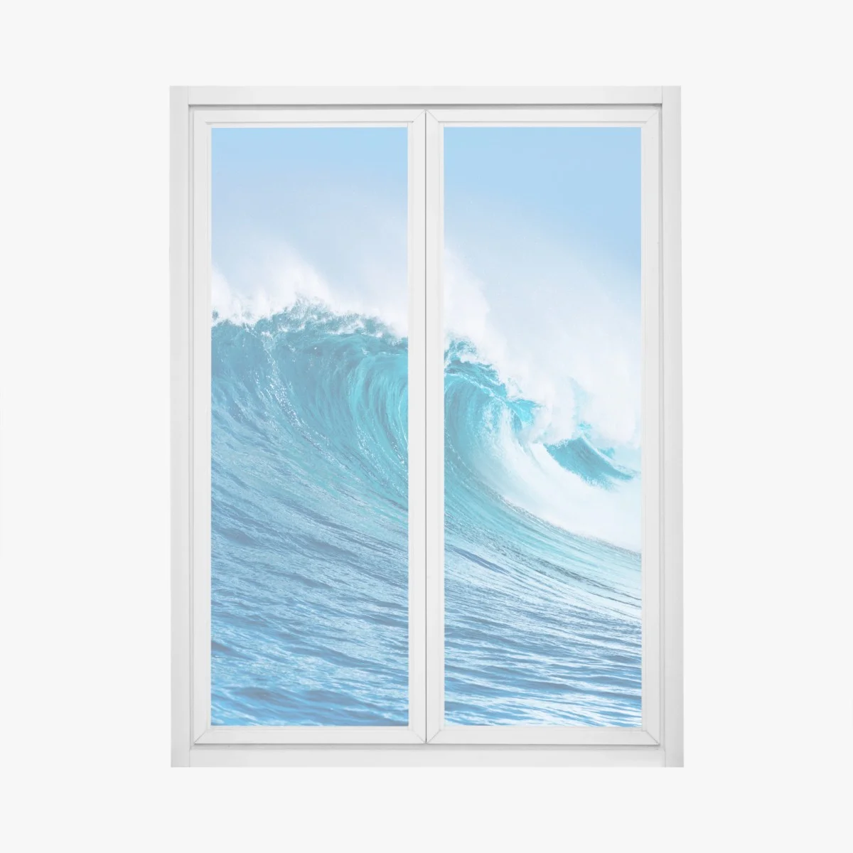 Sticker pour vitres et fenêtres vague puissante et lumineuse – Wallnifity® Sticker pour vitres et fenêtres vague puissante et lumineuse – Wallnifity®