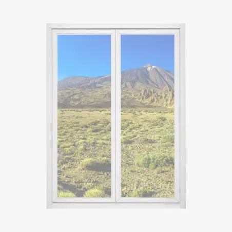 Sticker pour vitres et fenêtres panorama volcanique du Teide à Ténérife – Wallnifity®