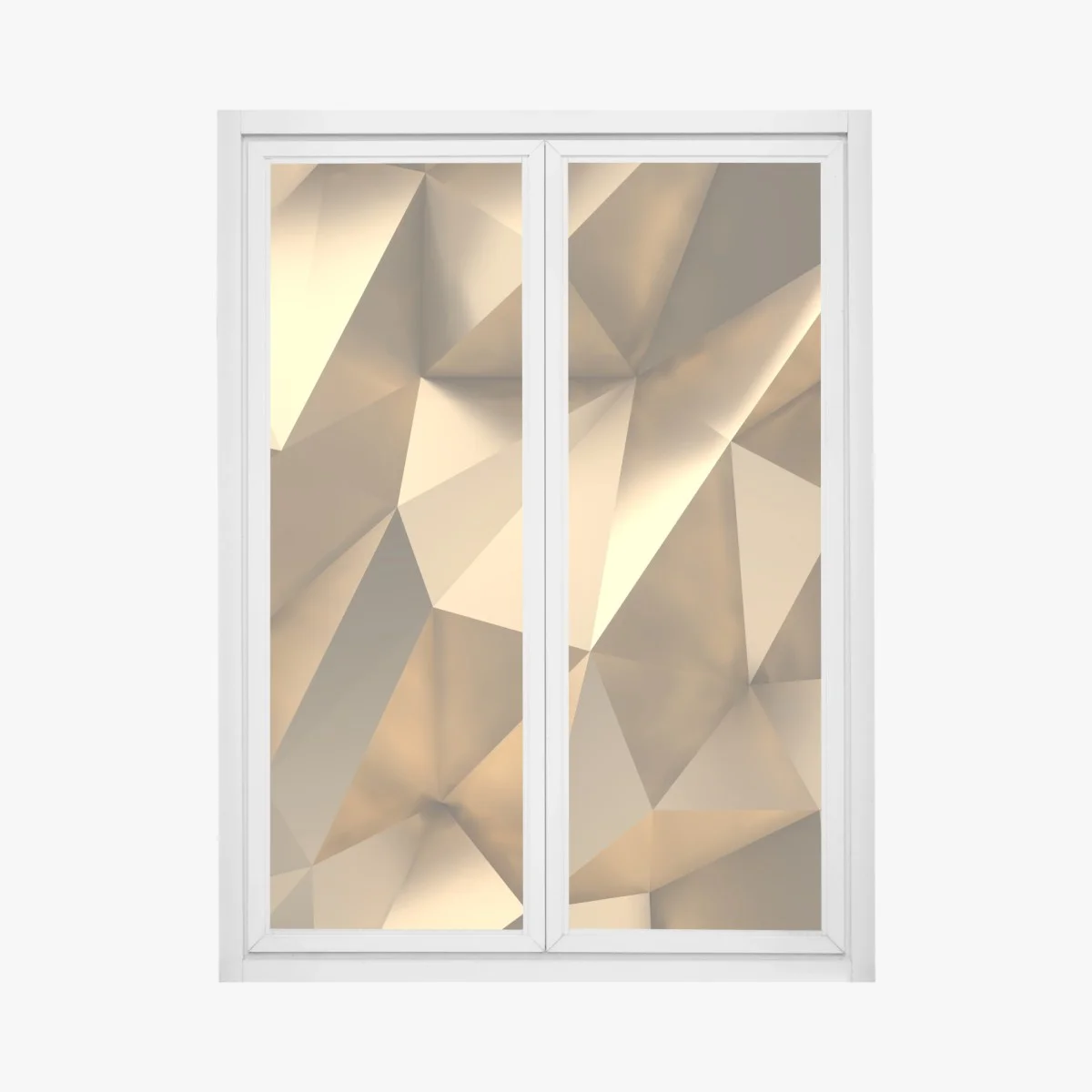 Sticker pour vitres et fenêtres motif géométrique doré en relief – Wallnifity® Sticker pour vitres et fenêtres motif géométrique doré en relief – Wallnifity®