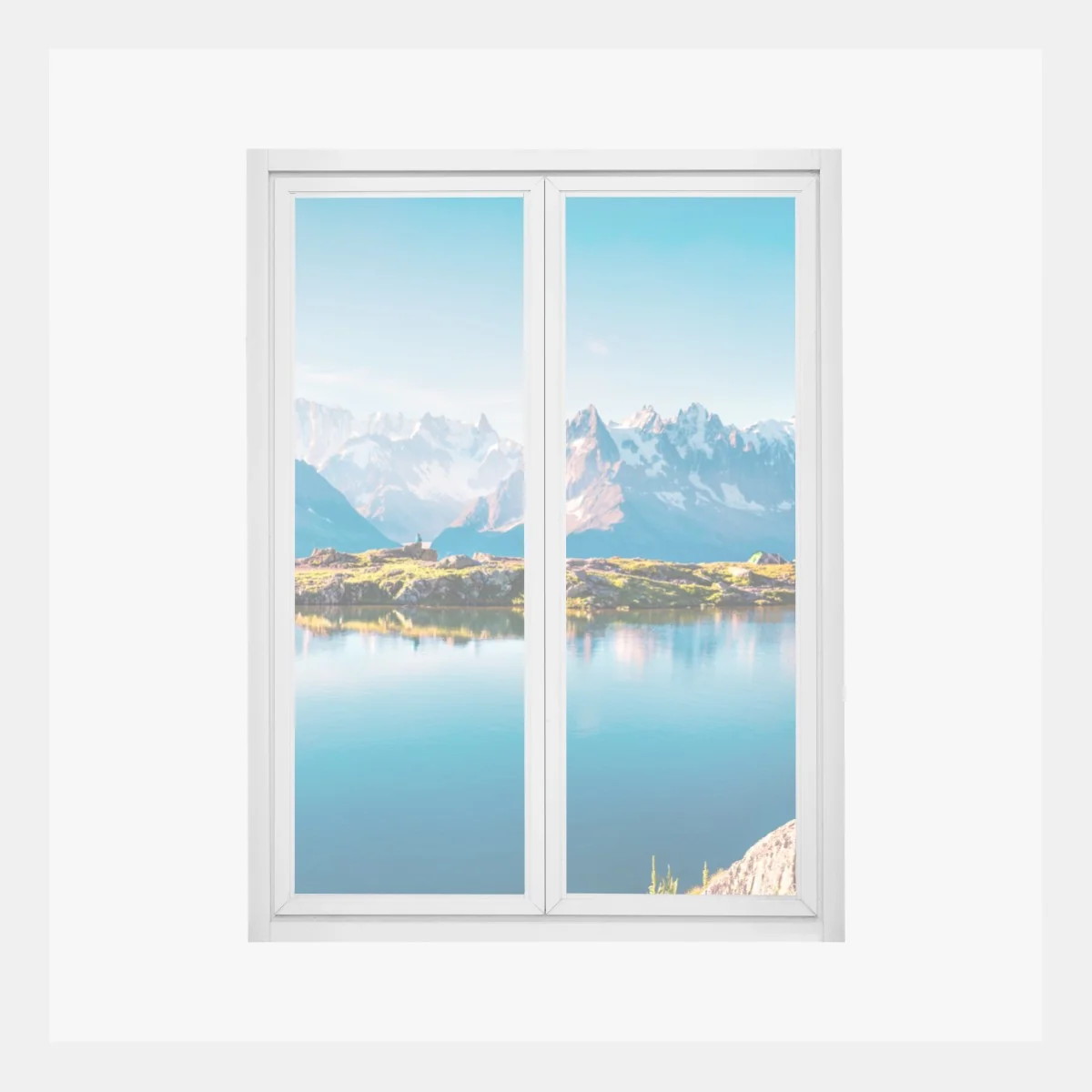 Sticker pour vitres et fenêtres panorama du Lac Blanc et du Mont Blanc – Wallnifity® Sticker pour vitres et fenêtres panorama du Lac Blanc et du Mont Blanc – Wallnifity®