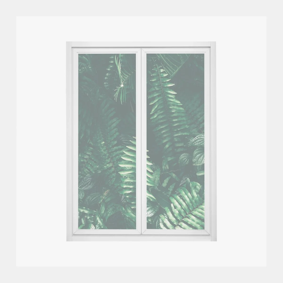 Sticker pour vitres et fenêtres mur de feuillage tropical sombre – Wallnifity® Sticker pour vitres et fenêtres mur de feuillage tropical sombre – Wallnifity®