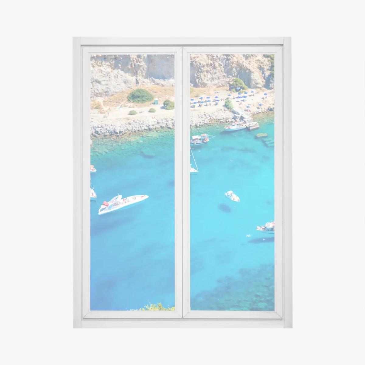 Sticker pour vitres et fenêtres baie d'Anthony Quinn à Rhodes – Wallnifity® Sticker pour vitres et fenêtres baie d'Anthony Quinn à Rhodes – Wallnifity®
