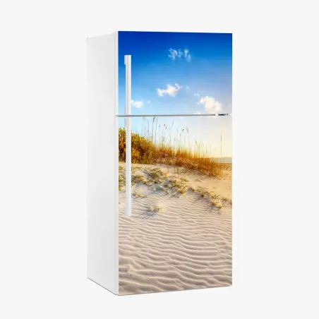 Sticker pour réfrigérateur coucher de soleil sur les dunes de Grace Bay – Wallnifity®