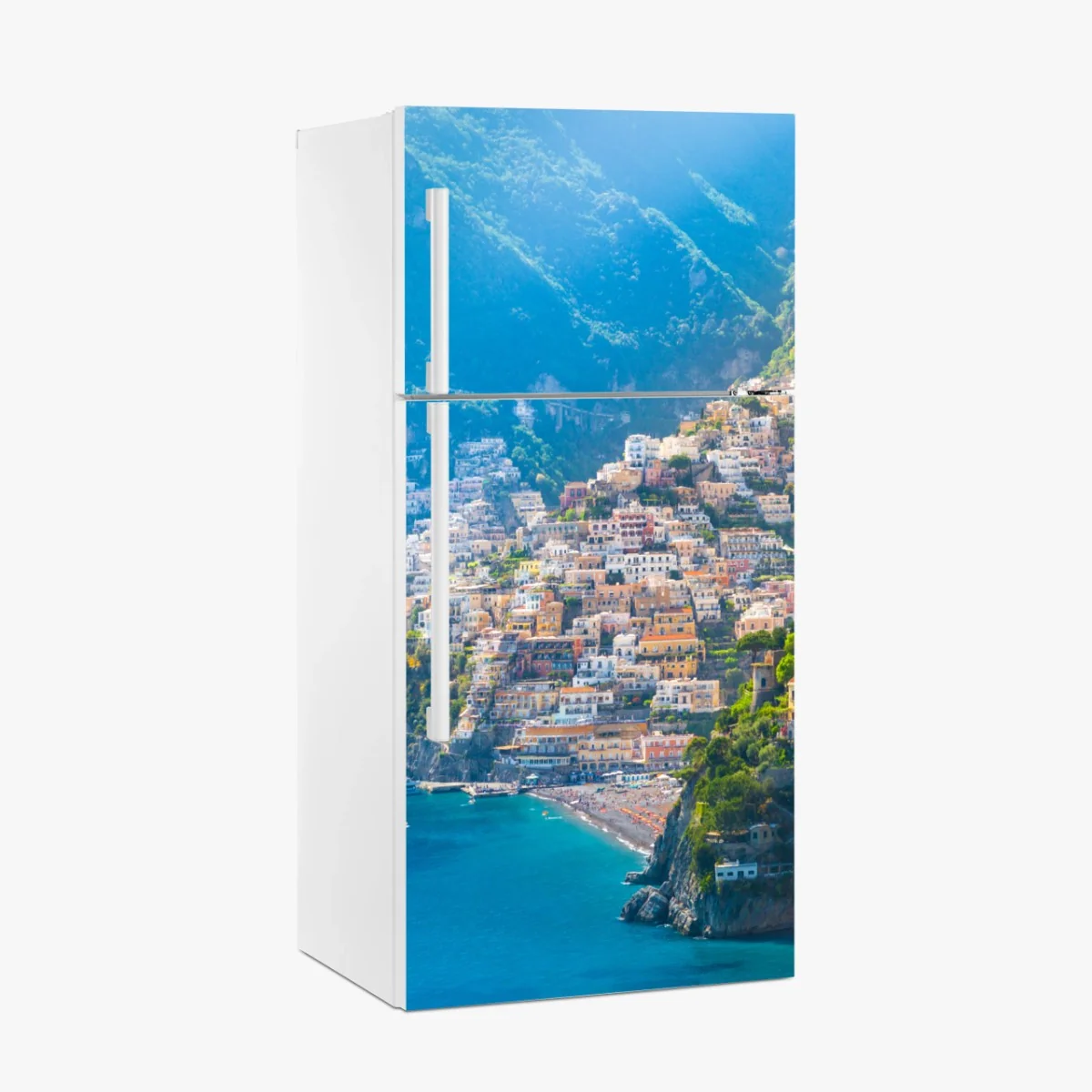 Sticker pour réfrigérateur vue pittoresque de Positano en bord de mer – Wallnifity® Sticker pour réfrigérateur vue pittoresque de Positano en bord de mer – Wallnifity®