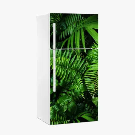 Sticker pour réfrigérateur jardin vertical tropical luxuriant – Wallnifity®