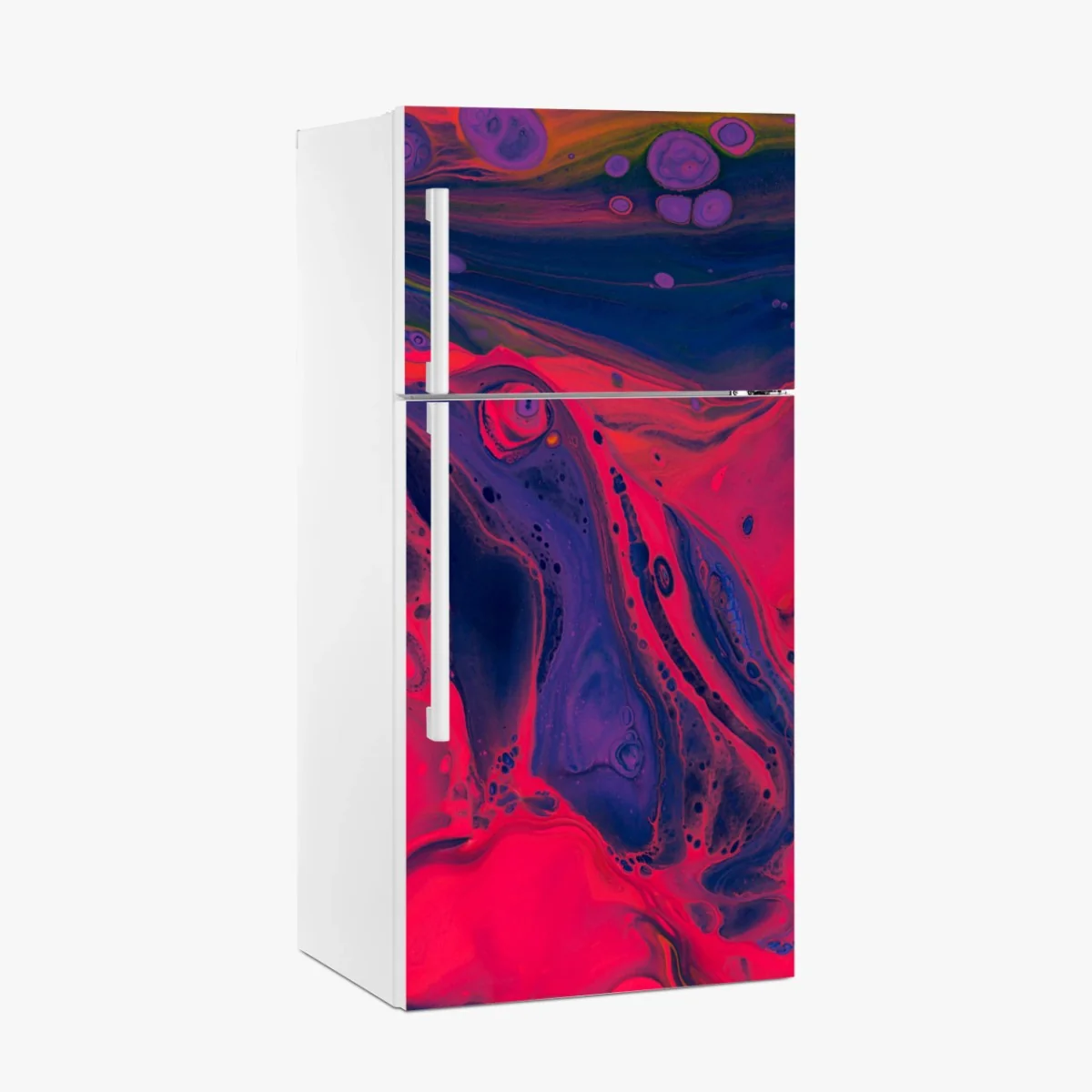 Sticker pour réfrigérateur abstraction fluide néon rose et violet – Wallnifity® Sticker pour réfrigérateur abstraction fluide néon rose et violet – Wallnifity®