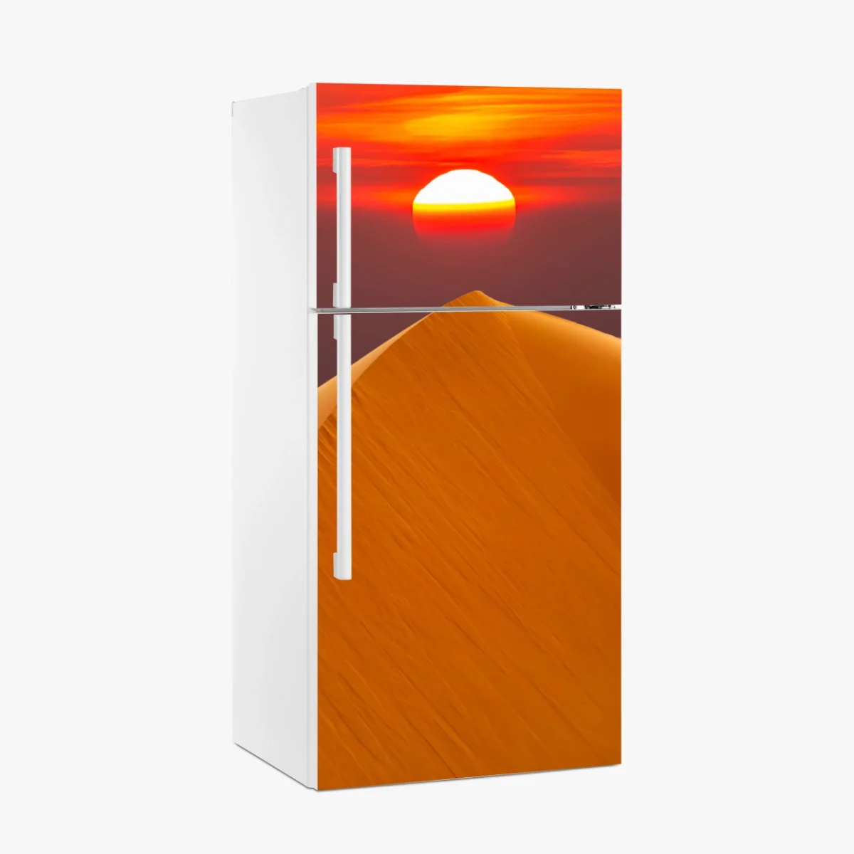 Sticker pour réfrigérateur coucher de soleil sur les dunes dorées – Wallnifity® Sticker pour réfrigérateur coucher de soleil sur les dunes dorées – Wallnifity®