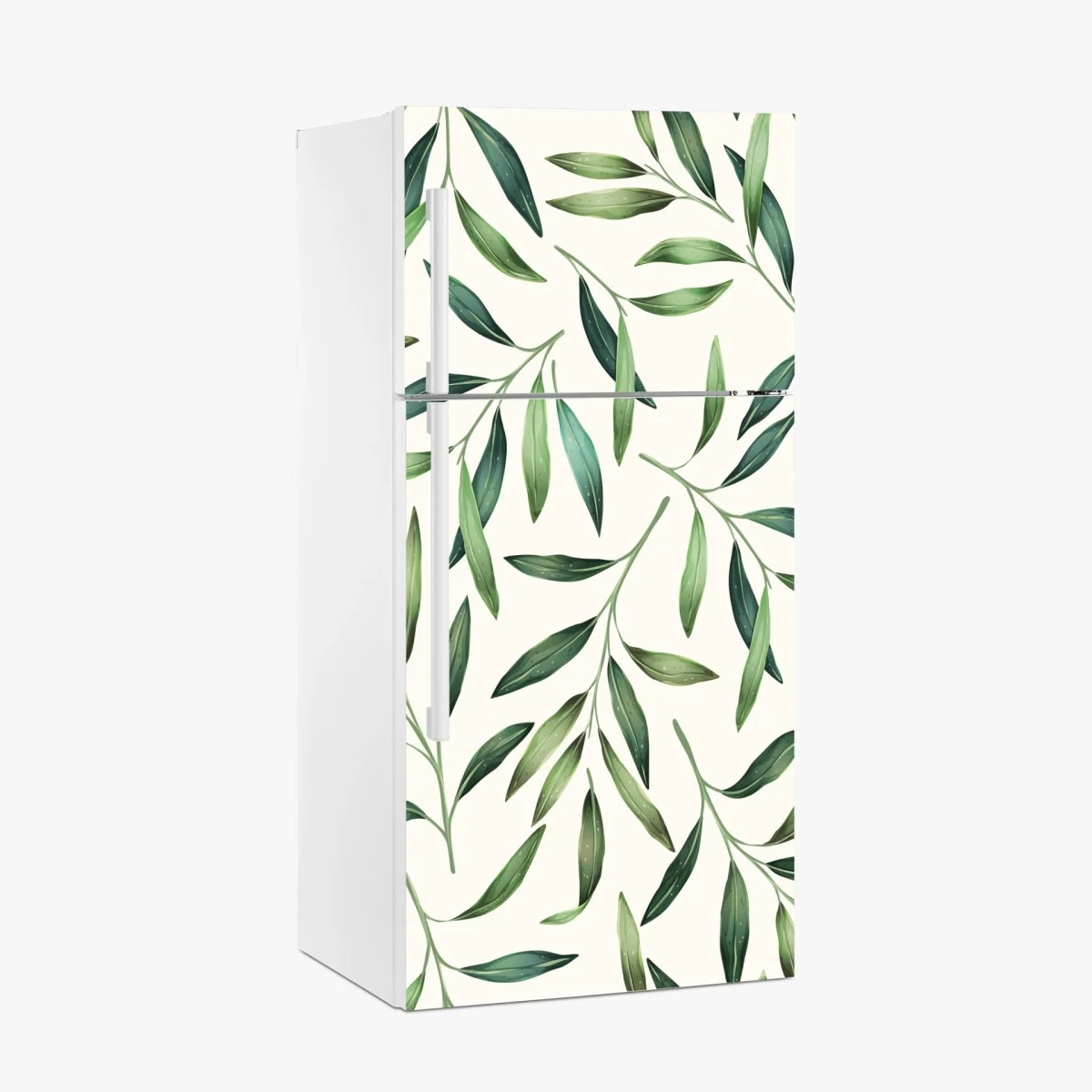 Sticker pour réfrigérateur motif de feuillage vert en aquarelle – Wallnifity® Sticker pour réfrigérateur motif de feuillage vert en aquarelle – Wallnifity®