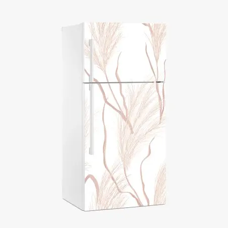 Sticker pour réfrigérateur douceur de pampas nude – Wallnifity®