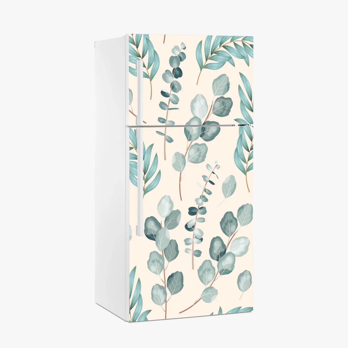 Sticker pour réfrigérateur motif botanique eucalyptus bleu et vert – Wallnifity® Sticker pour réfrigérateur motif botanique eucalyptus bleu et vert – Wallnifity®