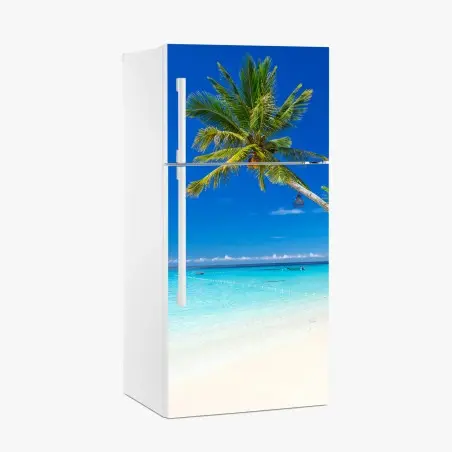 Sticker pour réfrigérateur évasion tropicale en Thaïlande – Wallnifity®