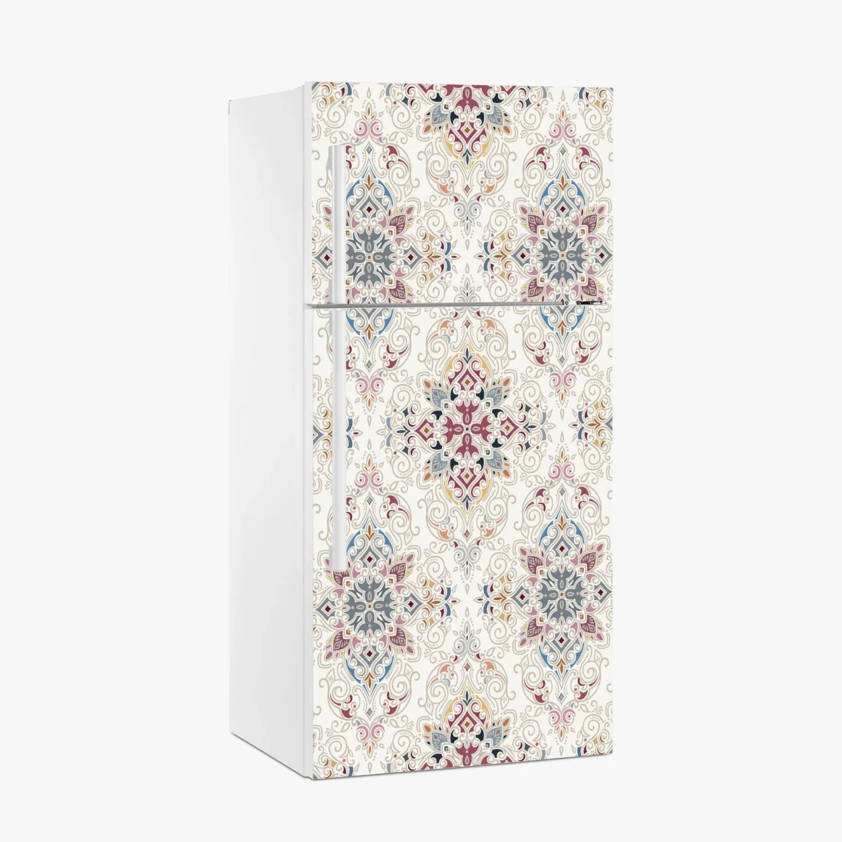 Sticker pour réfrigérateur motif damassé floral élégant – Wallnifity® Sticker pour réfrigérateur motif damassé floral élégant – Wallnifity®