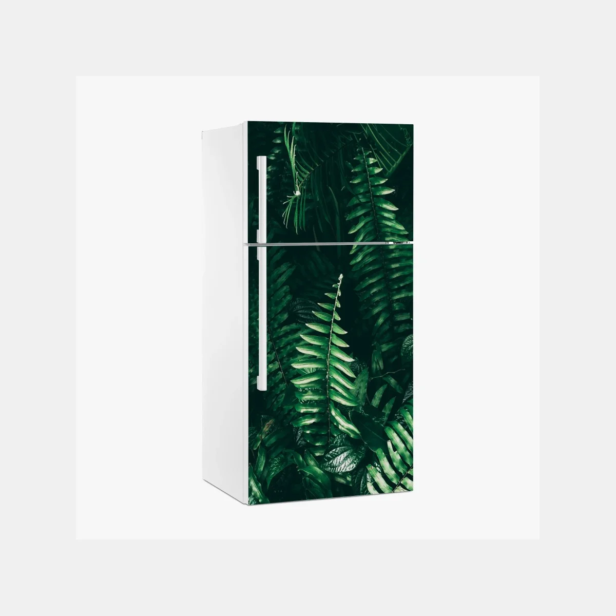 Sticker pour réfrigérateur mur de feuillage tropical sombre – Wallnifity® Sticker pour réfrigérateur mur de feuillage tropical sombre – Wallnifity®