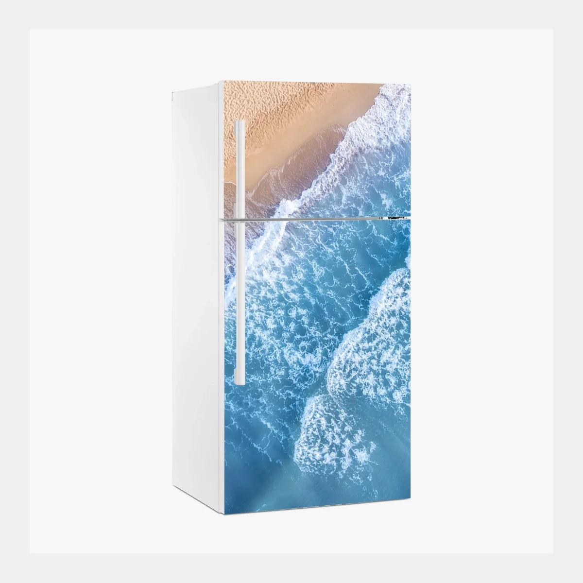 Sticker pour réfrigérateur plage et vagues vues du ciel – Wallnifity® Sticker pour réfrigérateur plage et vagues vues du ciel – Wallnifity®