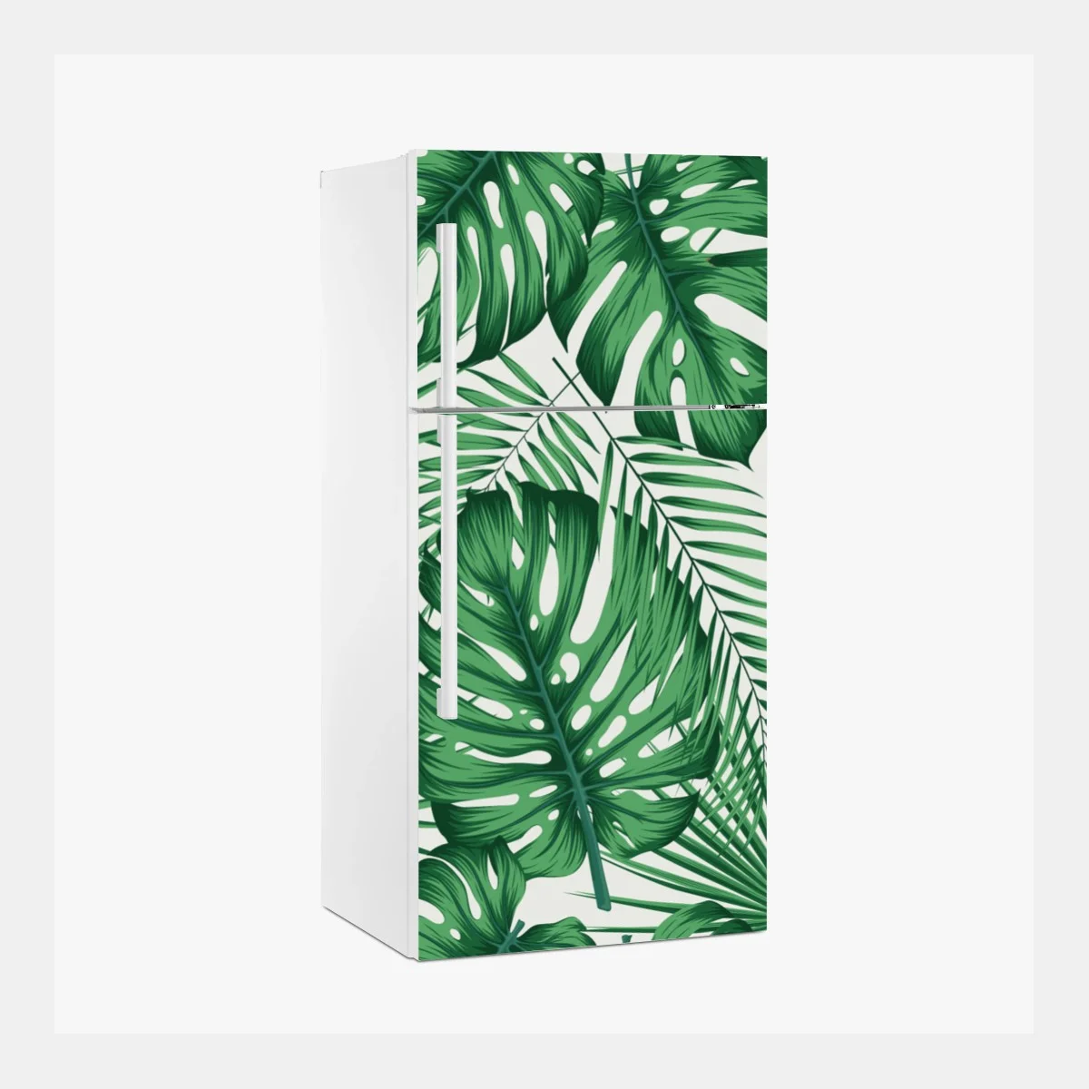 Sticker pour réfrigérateur motif feuillage tropical vert – Wallnifity® Sticker pour réfrigérateur motif feuillage tropical vert – Wallnifity®