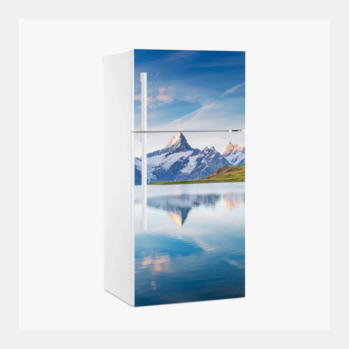 Sticker pour réfrigérateur reflet alpin à Bachalpsee – Wallnifity® Sticker pour réfrigérateur reflet alpin à Bachalpsee – Wallnifity®