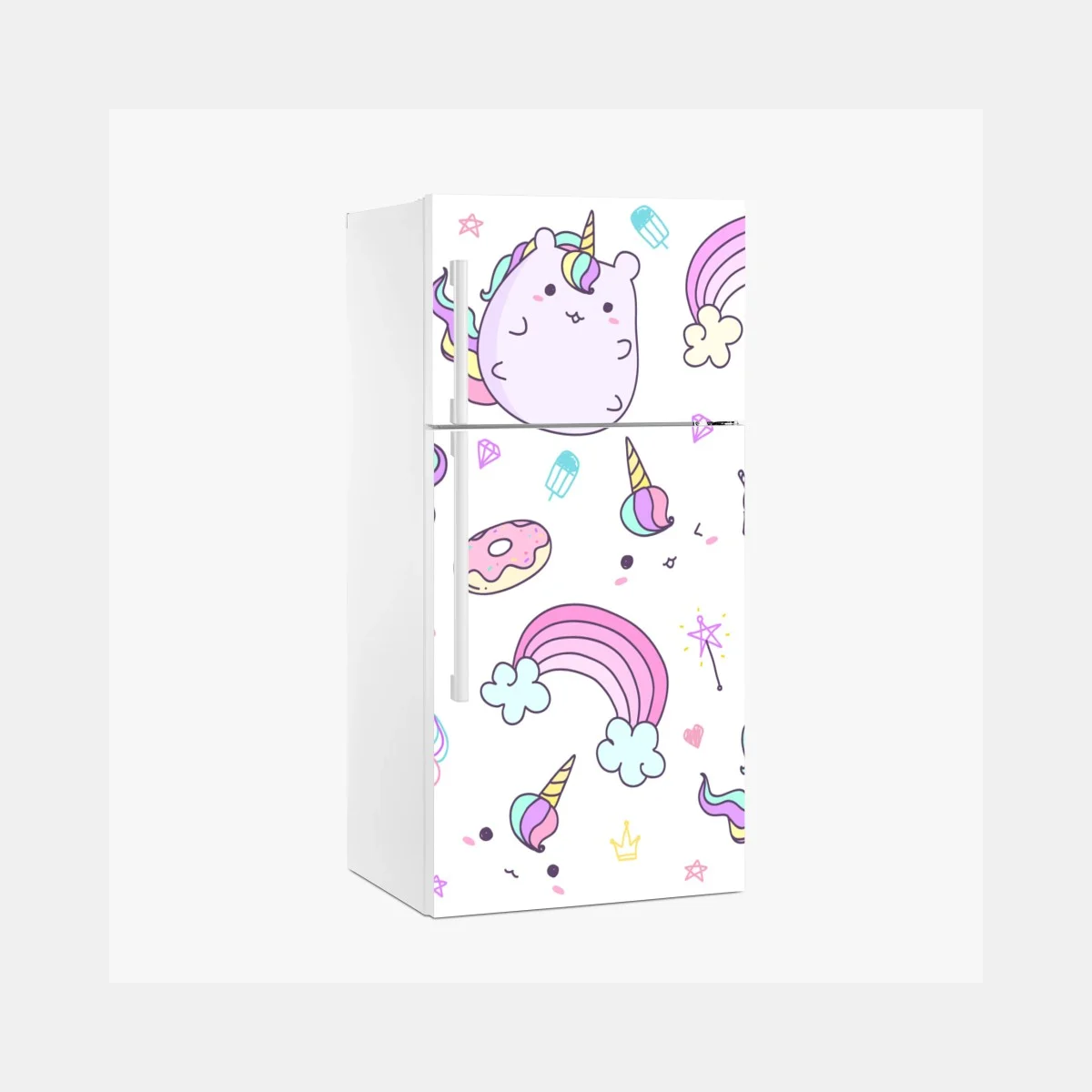 Sticker pour réfrigérateur douceur licorne pastel pour chambre d'enfant – Wallnifity® Sticker pour réfrigérateur douceur licorne pastel pour chambre d'enfant – Wallnifity®
