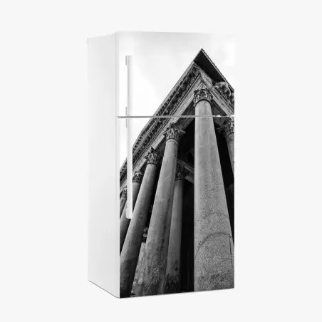 Sticker pour réfrigérateur vue monumentale du Panthéon de Rome en colonnes – Wallnifity®