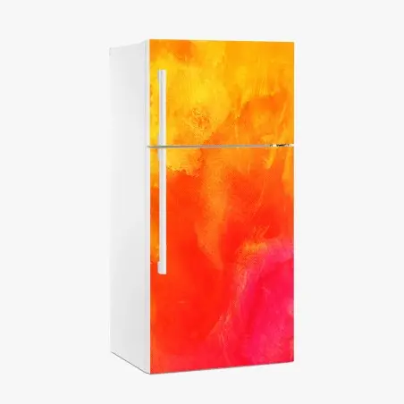 Sticker pour réfrigérateur vibrance solaire abstraite – Wallnifity®