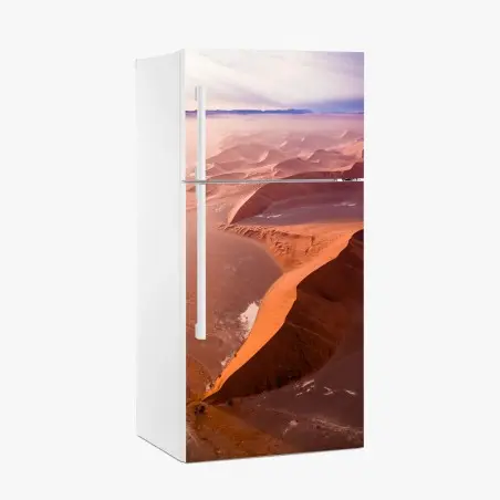 Sticker pour réfrigérateur dunes sculptées de Sossusvlei, Namibie – Wallnifity®