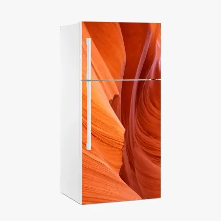 Sticker pour réfrigérateur vagues de grès d'Antelope Canyon – Wallnifity®