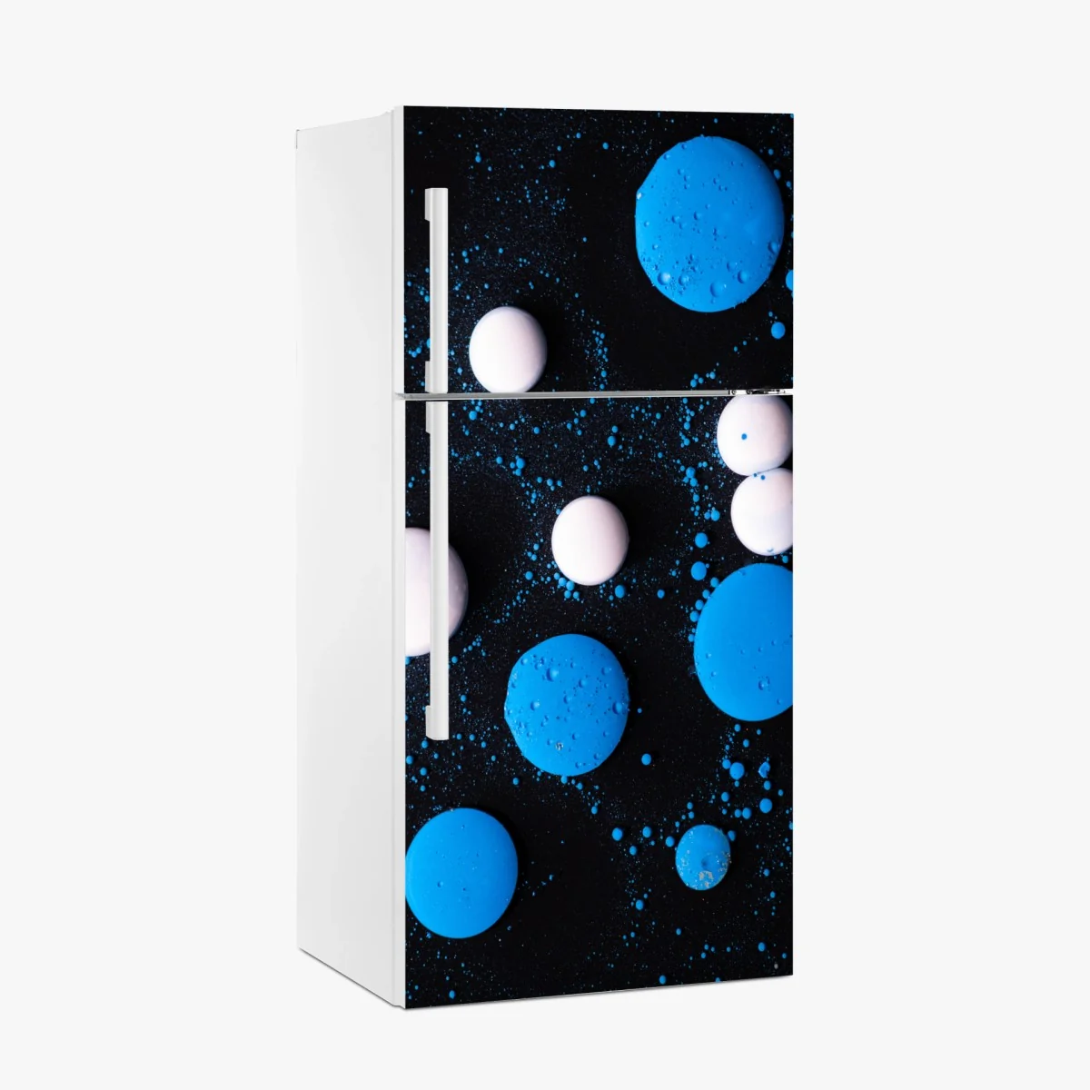 Sticker pour réfrigérateur galaxie de bulles bleues – Wallnifity® Sticker pour réfrigérateur galaxie de bulles bleues – Wallnifity®
