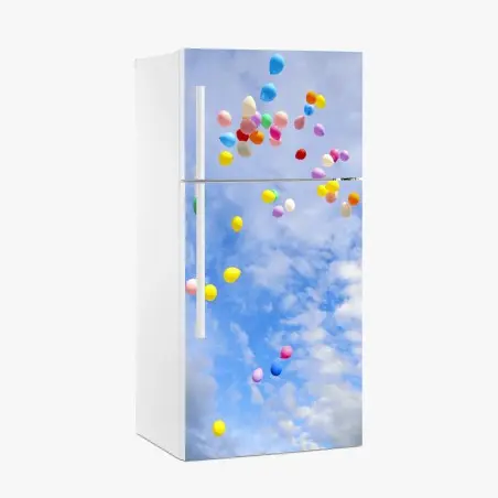 Sticker pour réfrigérateur volée de ballons colorés – Wallnifity®
