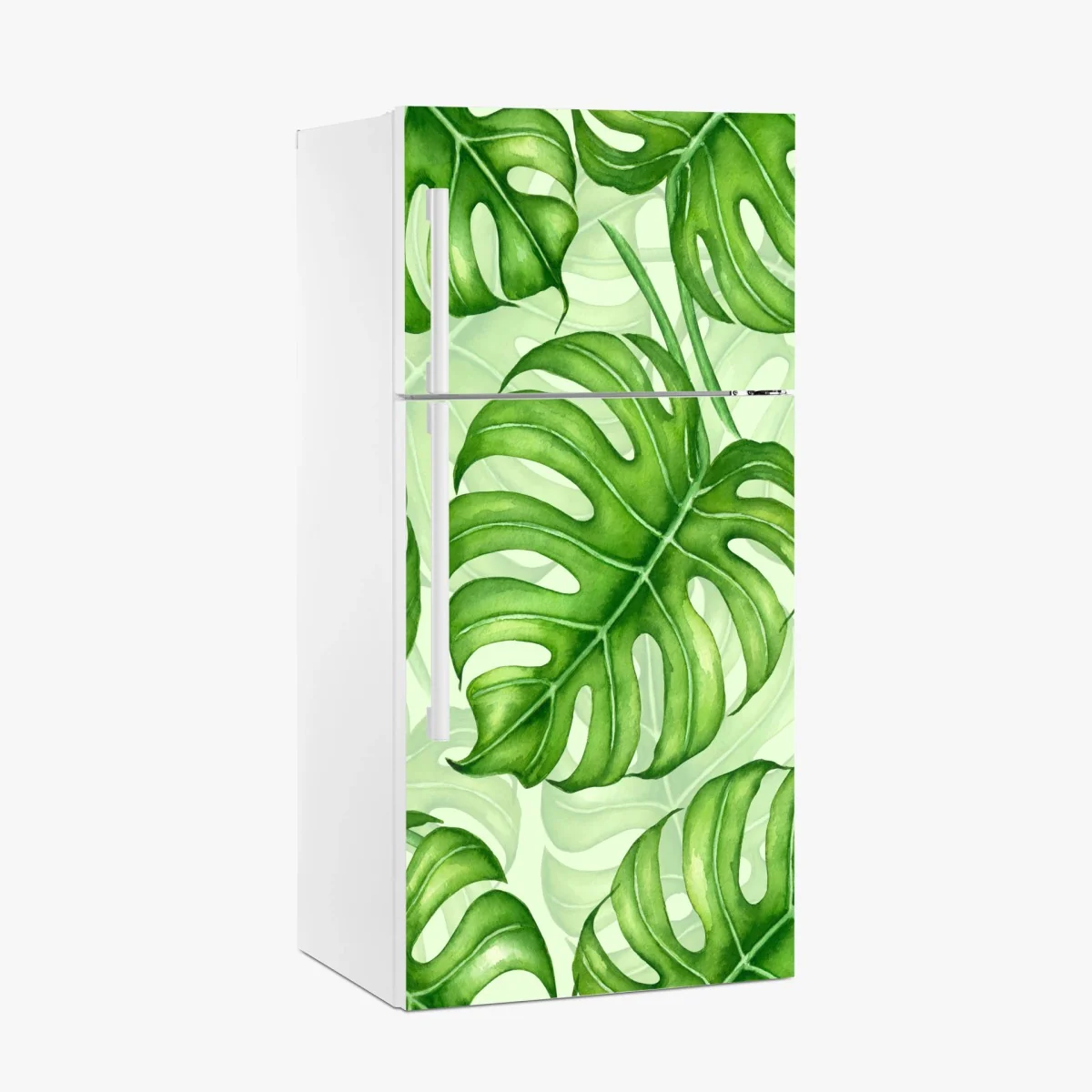 Sticker pour réfrigérateur motif tropical de feuilles de monstera – Wallnifity® Sticker pour réfrigérateur motif tropical de feuilles de monstera – Wallnifity®