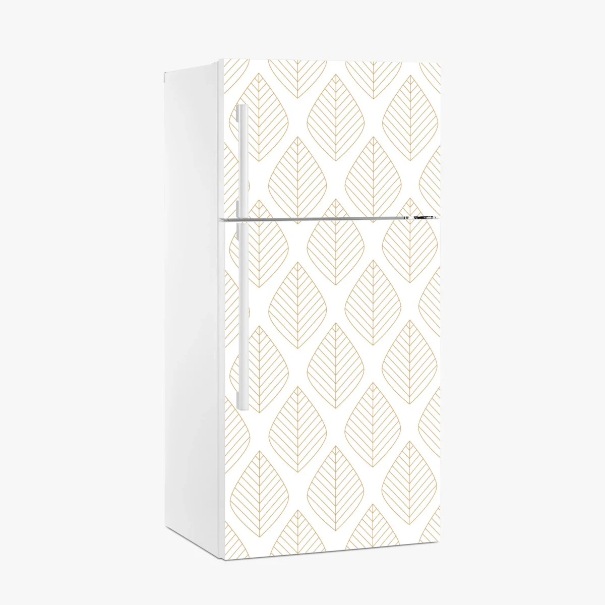 Sticker pour réfrigérateur motif feuilles dorées minimaliste – Wallnifity® Sticker pour réfrigérateur motif feuilles dorées minimaliste – Wallnifity®