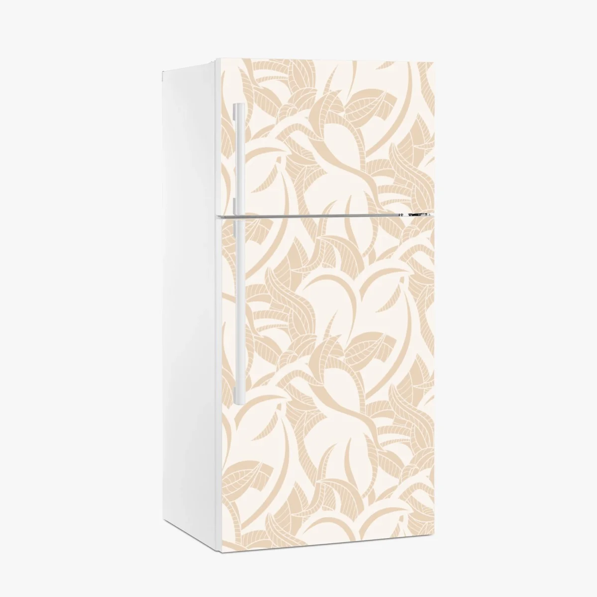 Sticker pour réfrigérateur motif feuillage beige délicat – Wallnifity® Sticker pour réfrigérateur motif feuillage beige délicat – Wallnifity®