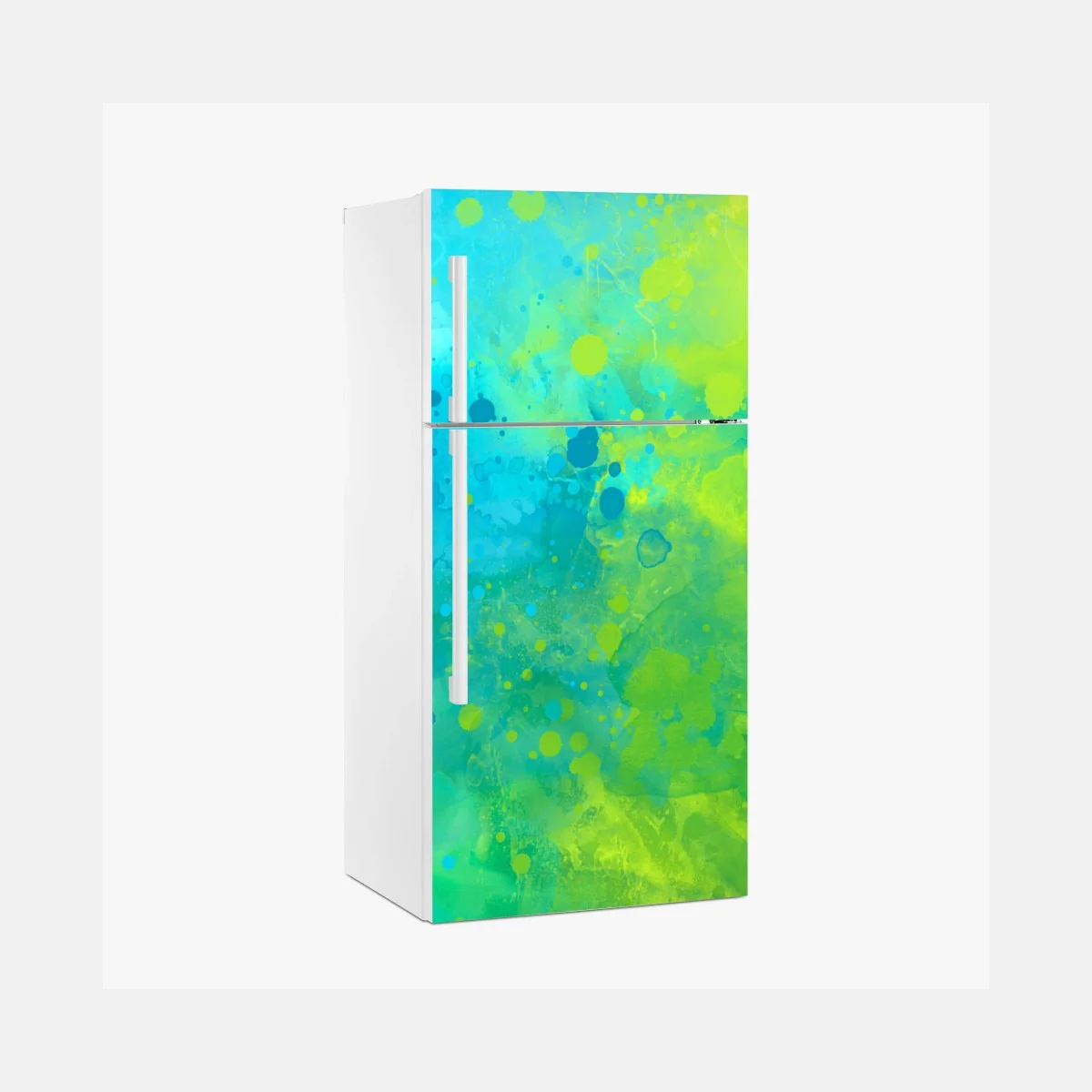 Sticker pour réfrigérateur fusion bleue et verte abstraite – Wallnifity® Sticker pour réfrigérateur fusion bleue et verte abstraite – Wallnifity®