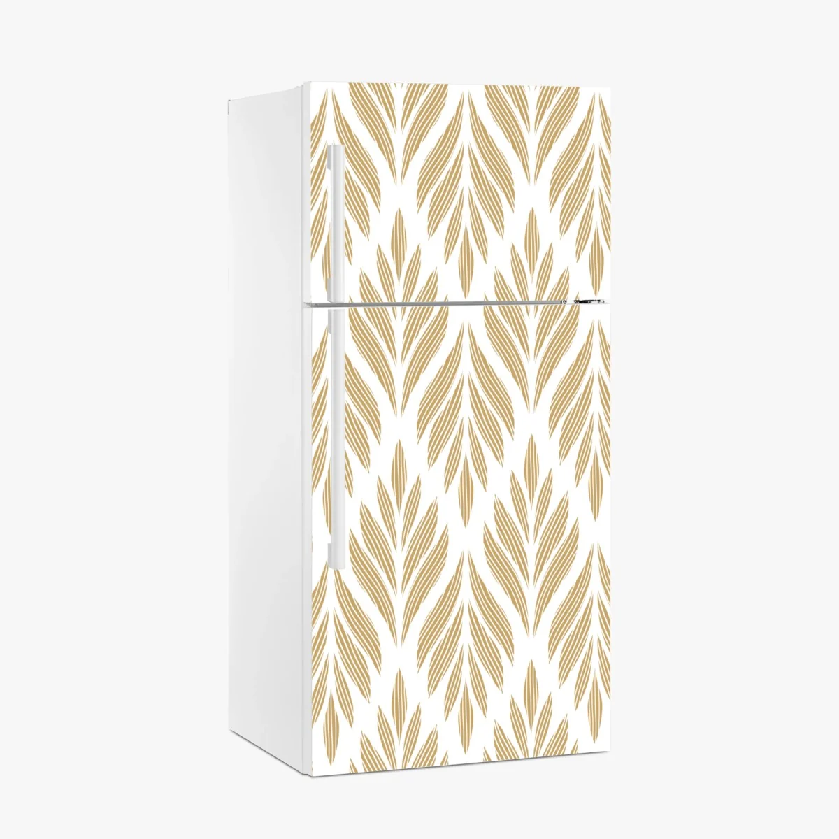 Sticker pour réfrigérateur motif feuilles dorées pour décoration murale – Wallnifity® Sticker pour réfrigérateur motif feuilles dorées pour décoration murale – Wallnifity®