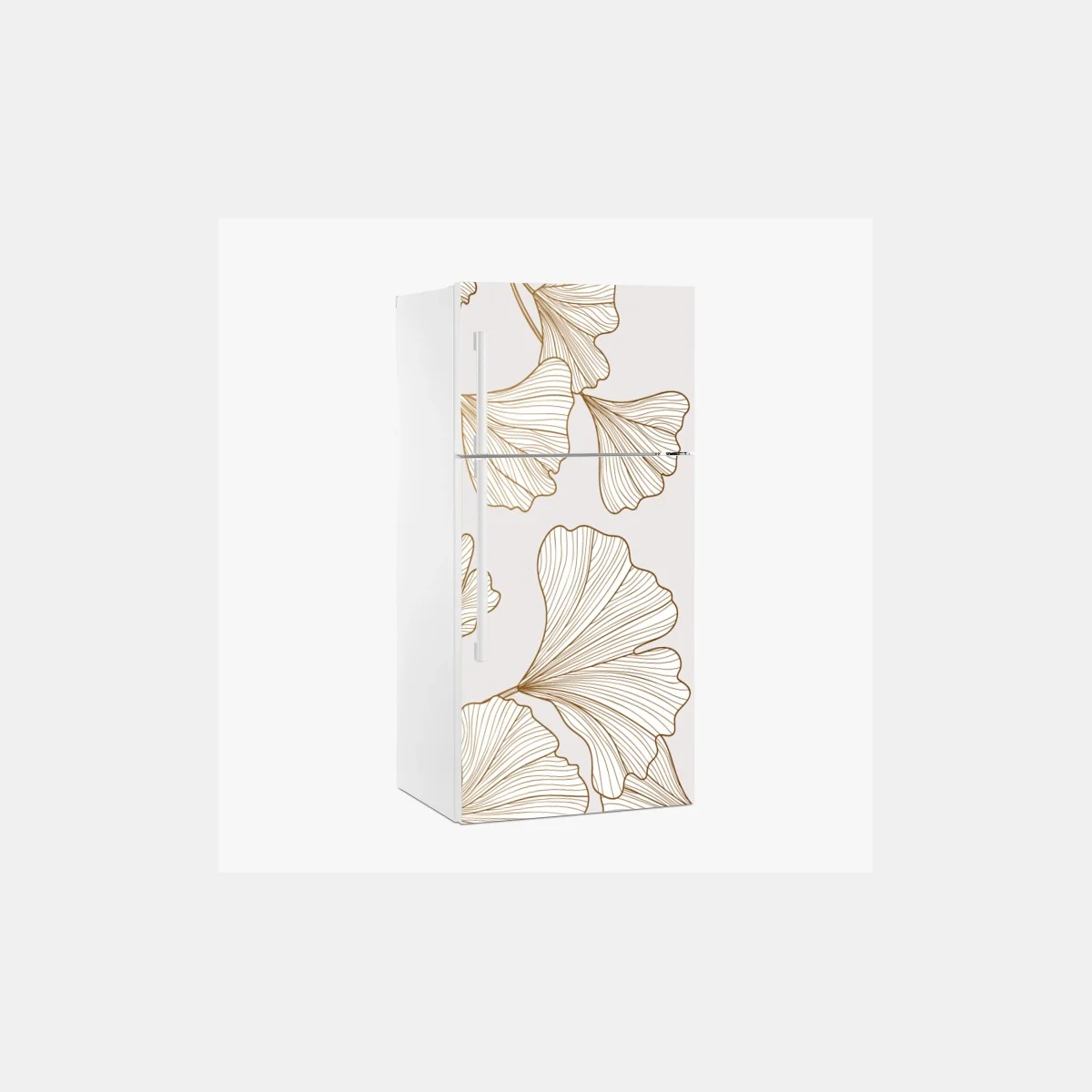 Sticker pour réfrigérateur motif de ginkgo doré élégant – Wallnifity® Sticker pour réfrigérateur motif de ginkgo doré élégant – Wallnifity®
