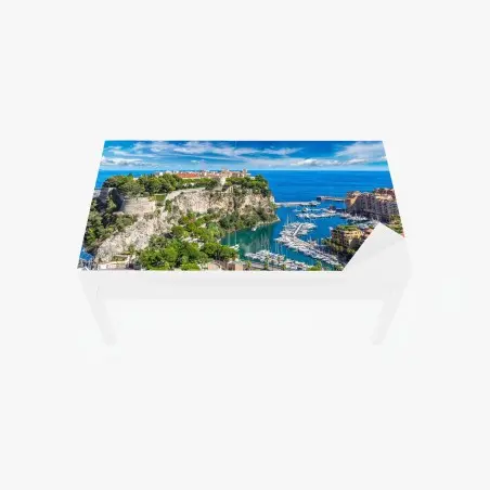 Sticker pour table et bureau vue panoramique du Palais Princier de Monte-Carlo – Wallnifity®