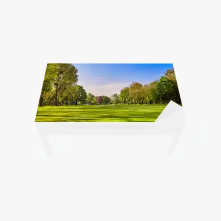 Sticker pour table et bureau panorama de parc ensoleillé – Wallnifity®