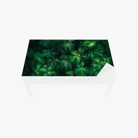 Sticker pour table et bureau canopée verte luxuriante – Wallnifity®