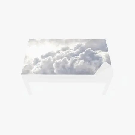 Sticker pour table et bureau paysage céleste de nuages cotonneux – Wallnifity®