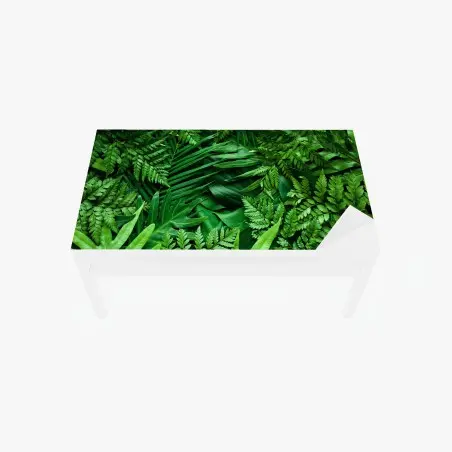 Sticker pour table et bureau végétation tropicale luxuriante – Wallnifity®
