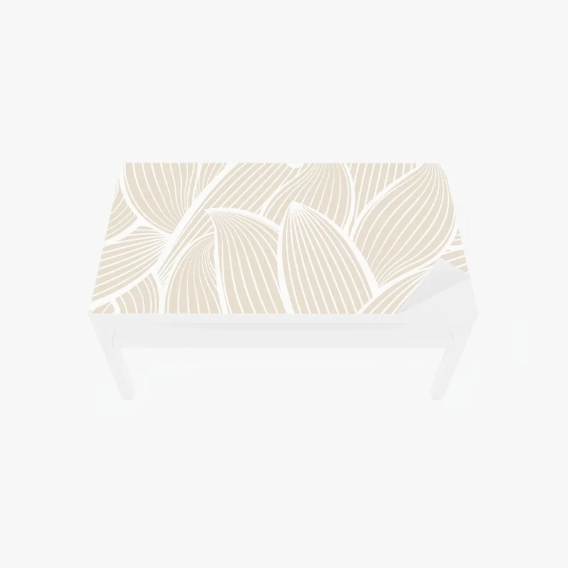 Sticker pour table et bureau motif floral organique beige minimaliste – Wallnifity® Sticker pour table et bureau motif floral organique beige minimaliste – Wallnifity®