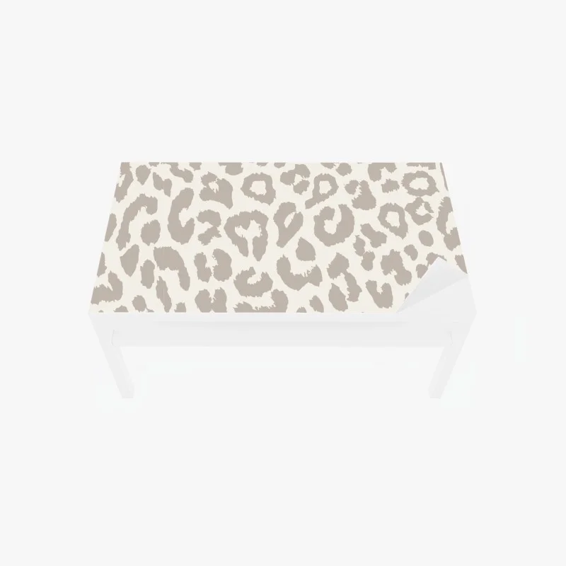 Sticker pour table et bureau motif léopard beige élégant pour intérieur – Wallnifity® Sticker pour table et bureau motif léopard beige élégant pour intérieur – Wallnifity®