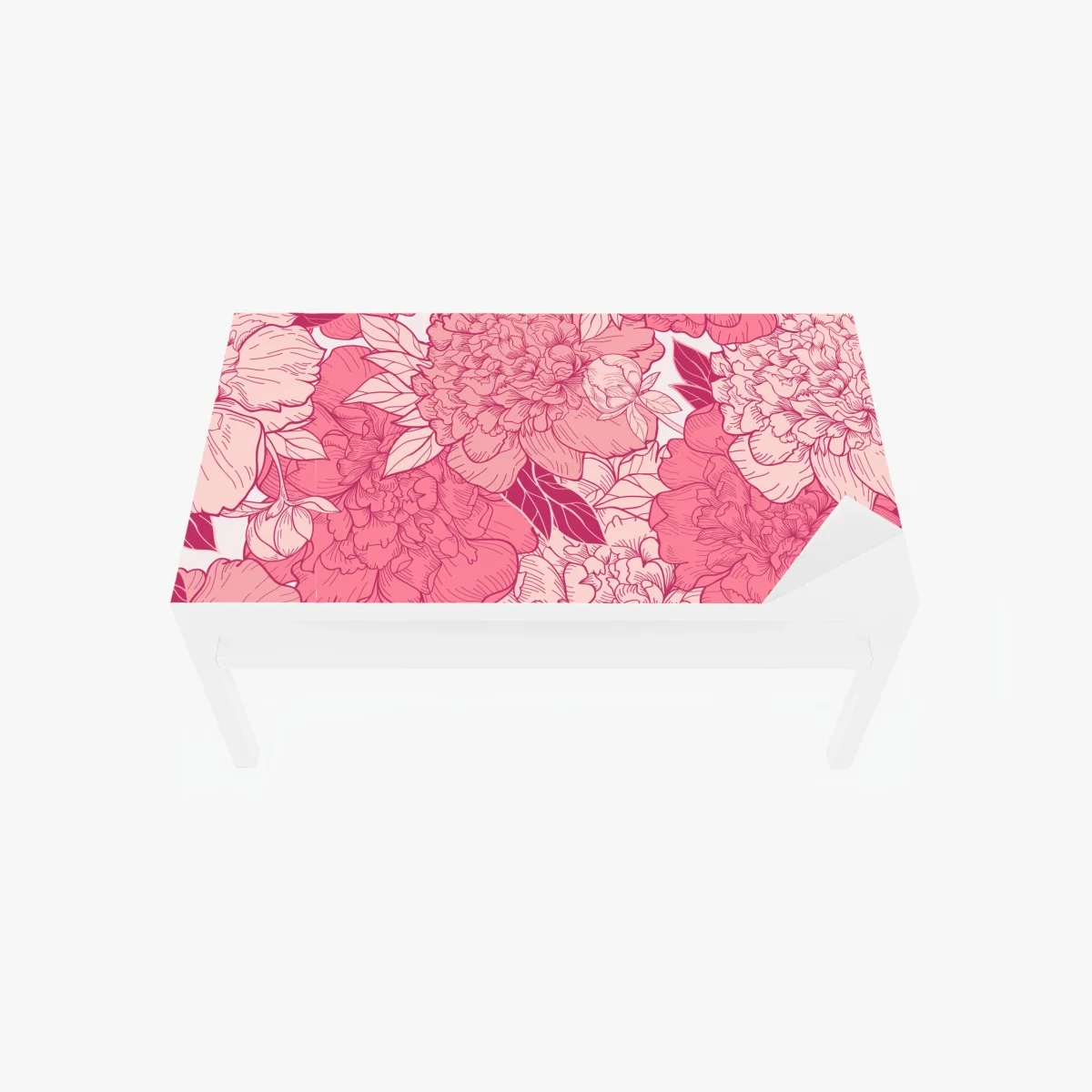 Sticker pour table et bureau pivoines roses élégantes – Wallnifity® Sticker pour table et bureau pivoines roses élégantes – Wallnifity®