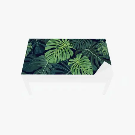 Sticker pour table et bureau feuillage tropical luxuriant – Wallnifity®