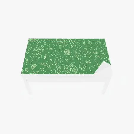 Sticker pour table et bureau motif légumes frais pour décoration de cuisine – Wallnifity®