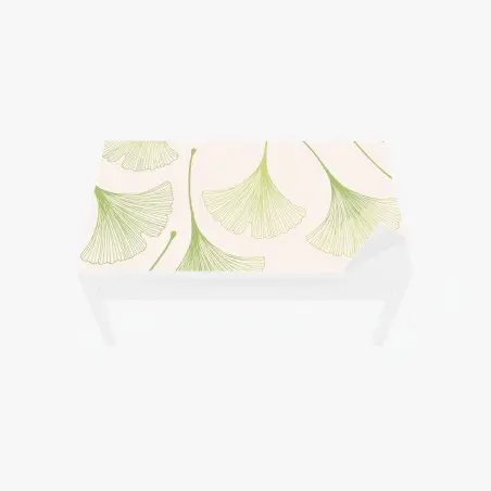 Sticker pour table et bureau motif délicat de feuilles de ginkgo – Wallnifity®