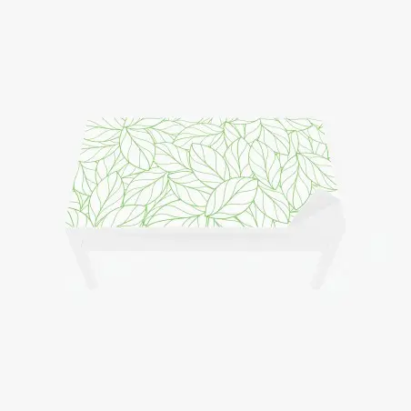 Sticker pour table et bureau motif feuilles vertes pour intérieur contemporain – Wallnifity®