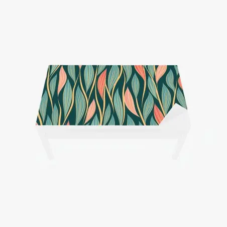 Sticker pour table et bureau motif feuilles élégantes art déco – Wallnifity®