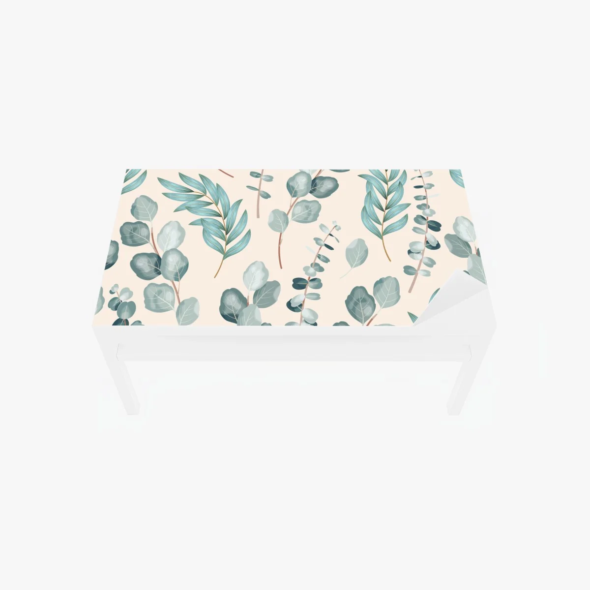 Sticker pour table et bureau motif botanique eucalyptus bleu et vert – Wallnifity® Sticker pour table et bureau motif botanique eucalyptus bleu et vert – Wallnifity®