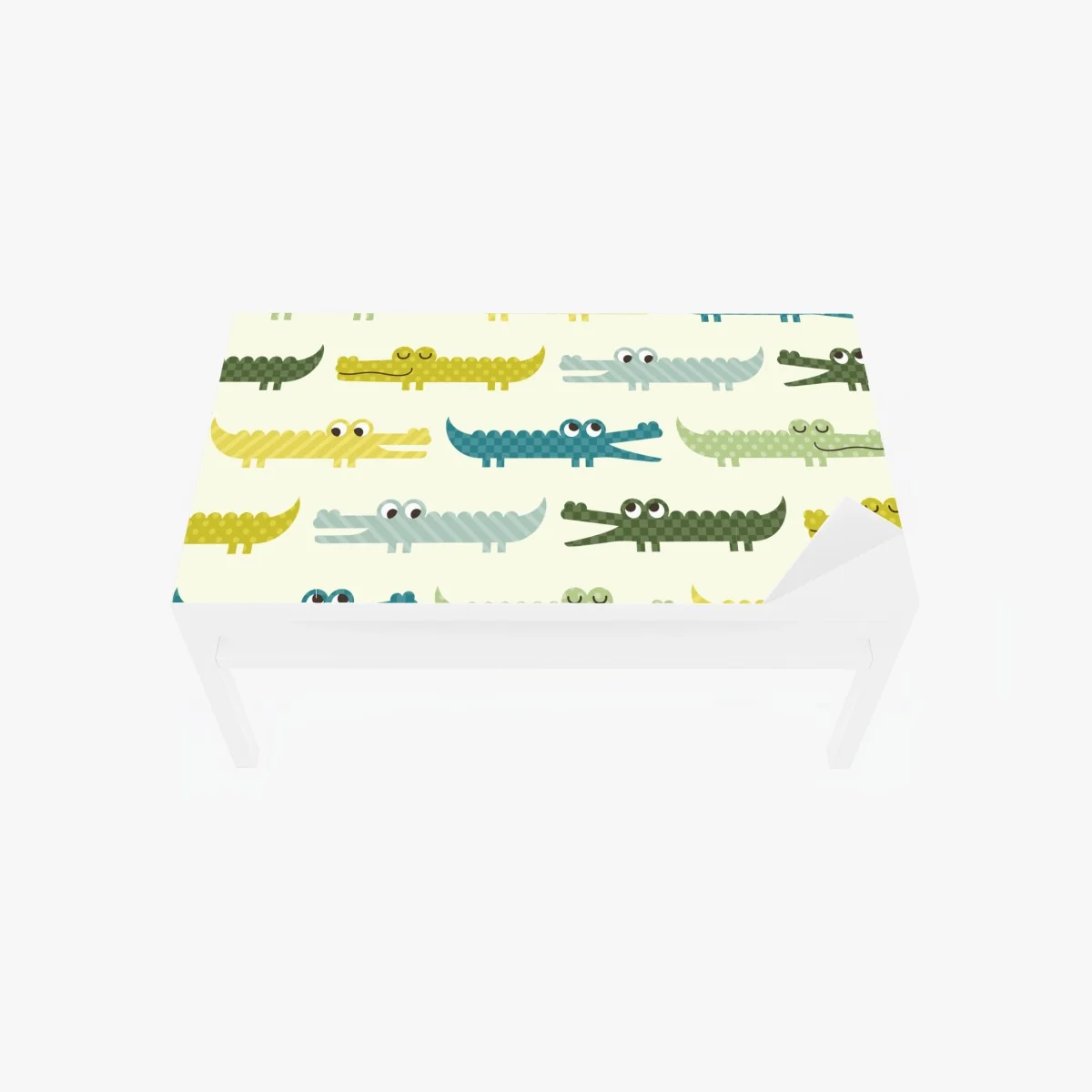 Sticker pour table et bureau motif crocodiles pastel pour chambre d'enfant – Wallnifity® Sticker pour table et bureau motif crocodiles pastel pour chambre d'enfant – Wallnifity®