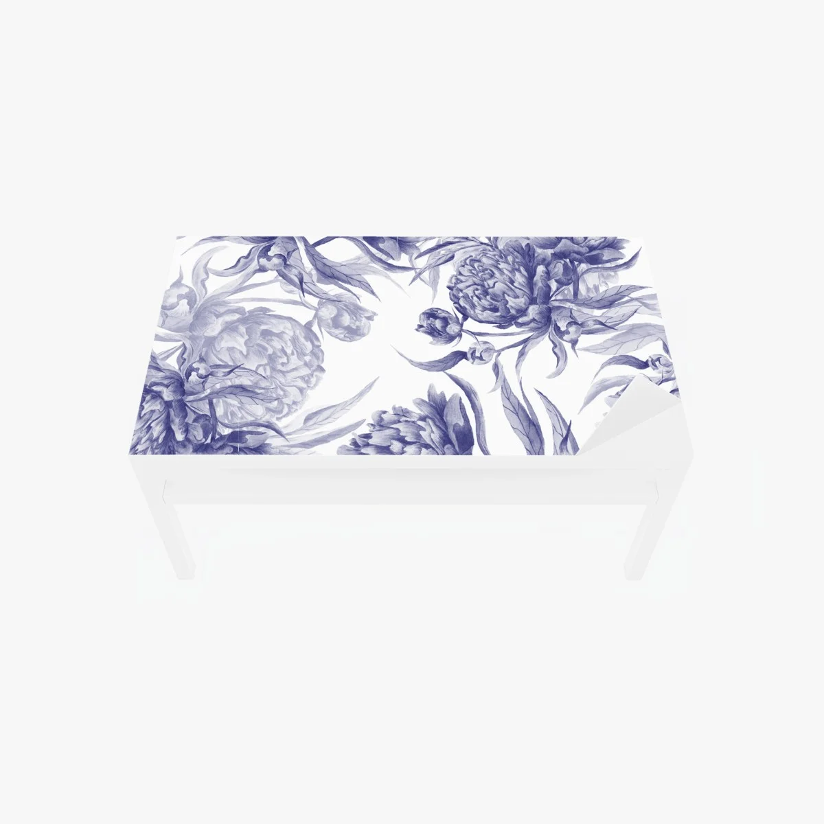 Sticker pour table et bureau composition de pivoines bleues – Wallnifity® Sticker pour table et bureau composition de pivoines bleues – Wallnifity®